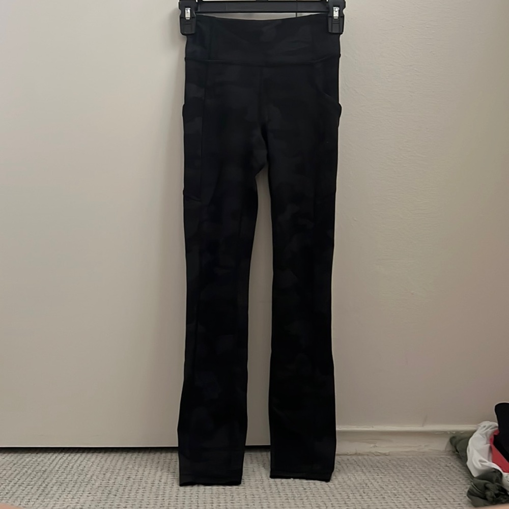 Lululemon Wunder Train Camo Leggings Size 2 ”28